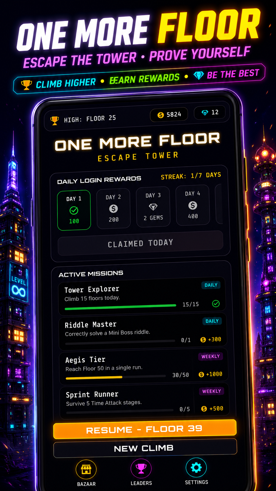 Escape Tower Puzzle Adventure
